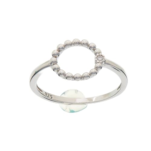 Bague modern women's ring en métal et zircon de taille 50 mm pour femme