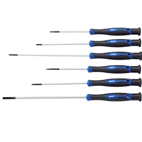 Draper 28119 - Set di cacciaviti di precisione extra lunghi,
