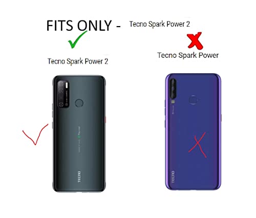 Generic Vintage Leather Flip Cover for Tecno Spark LC7 - Black - Image 4