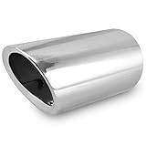 AUTOSAVER88 2.75 Inch Inlet Exhaust Tip, compatible with VW Volkswagen JETTA 2009-2018 / SAGITAR...