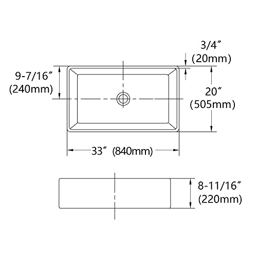 Alwen 33 White Farmhouse Sink, Fireclay 33 Apron Front Sink, Luxury Single Basin Kitchen Sink, 33 Inch Farmhouse Sink, White Ceramic Sink With Stainless Steel Grid And Strainer #TOP7