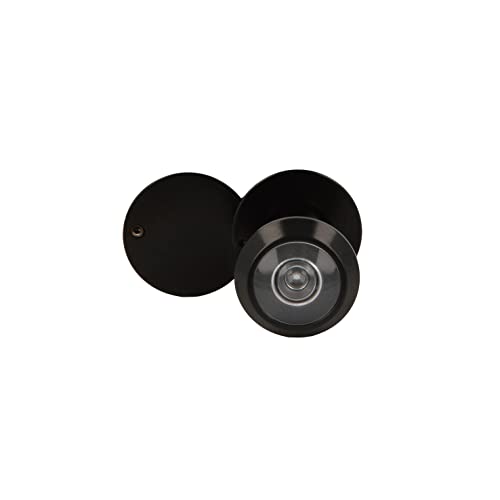 Amig – Türspion | Super-Angle-Linse | Einfache Installation | Türstärke: 35–60 mm | Durchmesser: 14 mm | Oberfläche: Mattes Schwarz