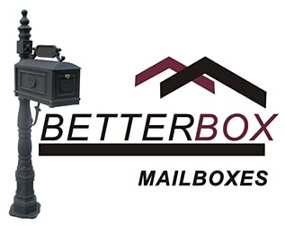 Better Box Mailboxes Decorative Residential Curbside Cast Aluminum Mailbox Black Authentic * Original * Exclusive