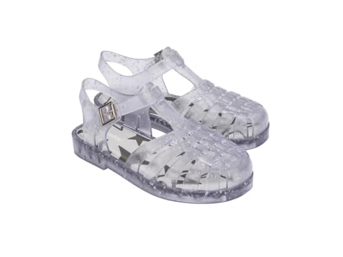 Image of mini melissa Possession Jelly Fisherman Sandal for Toddler and Kids | Iconic Fisherman Jelly Sandal for Toddlers & Girls, Adjustable Buckle, Waterproof, Bubblegum Scent, Play & Dress Shoes