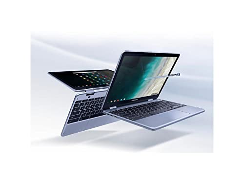 Image of Samsung Chromebook Plus V2, 2-in-1, 4GB RAM, 32GB eMMC, 13MP Camera, Chrome OS, 12.2 inch, 16:10 Aspect Ratio, Stealth Silver (XE521QAB-K01US)