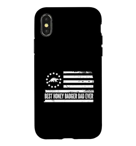 Honey Badger �������� �A�����J���� �����I ���g�� �X�}�z�P�[�X iPhone X/XS �p