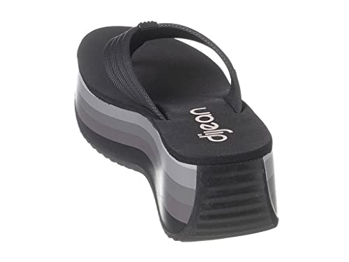 Tamanco Dijean Plataforma Colors - Preto - 36