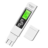New 4 in 1 TDS Meter - TDS EC & Temperature(°C,°F) Meter,Accurate & Reliable Digital Water Testing Kits for Drinking Water, Tap, Well, Swimming Pool,Hydroponics, Aquarium, RO/DI System (White)