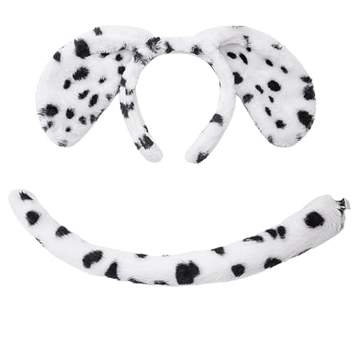 ZeroShop Halloween Cosutme for Women 2026 Family Dalmatian Adult Clothes Shirt Outfit Ears Headband Accessories,M White by ZeroShop - Used condition - Image 3
