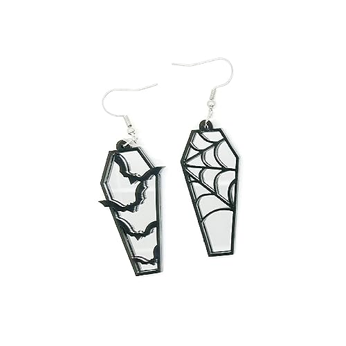 Halloween Acrylic Hollow Spiders Web Earrings Fashion Festival Party Charm Teen Girls Dangle Earrings Halloween Earrings for Wom