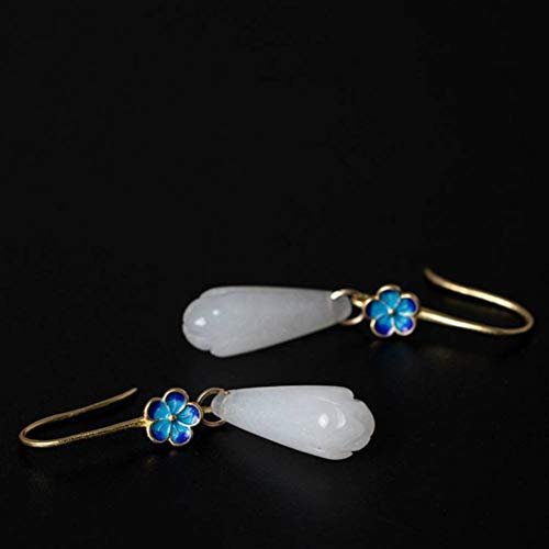 Boucles d'oreilles pour filles légères et confortables style émail rétro - 5