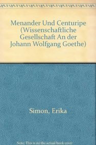Menander in Centuripe [German] 3515054294 Book Cover