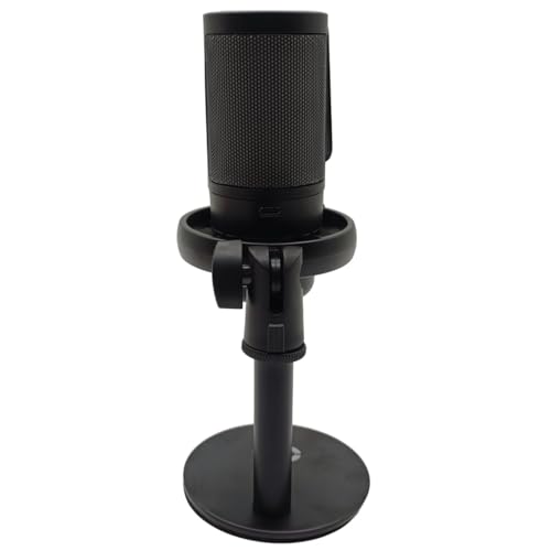 Microfone RGB Condensador Com Conector De Monitoramento De Fone De Ouvido USB Profissional Controle