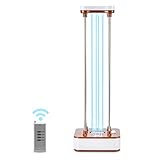 UV Germicidal Lamp, Ozone UV Disinfection Light Ultraviolet Germicidal Sterilization Light Ultraviolet Light Disinfection Lamp UV Light Sanitizer Lamp for Household 36W 110V (Brown)
