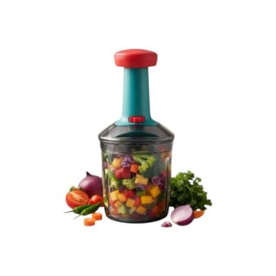 1100 ml push chopper for multitasking functionality (multicolour) easy to use and manage (1100 ml)-image-32