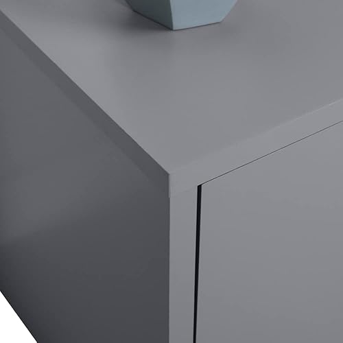 Miniatura 26 de Madesa Soporte de TV con gabinete de almacenamiento y estantes abiertos para almacenamiento multimedia de 55 y 65 pulgadas, consola multimedia para