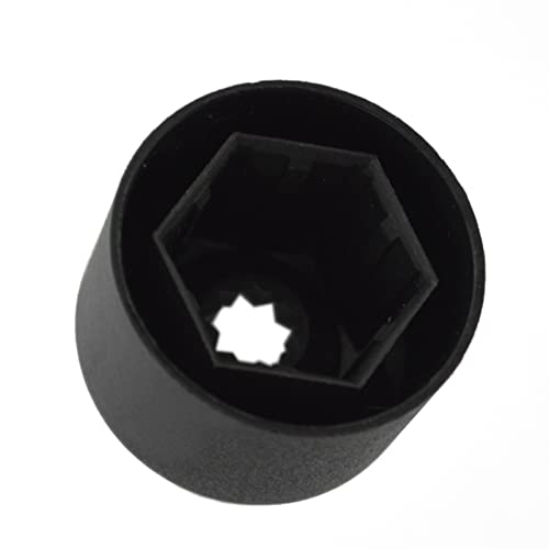 Runmade 20Pcs Abs Plastic Wheel Lug Nut Covers Locks Bolt Caps Cover 17Mm With Removal Tool Compatible With Jetta Golf Passat Beetle Eos Tiguan Black #TOP4