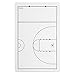 Dry Erase Basketball Clipboard for Coaches Double Sided Board, Sports Coaching (Large 14.5 x 9.5)