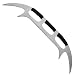 Massive 48 in. Klingon Bat'Leth Style War Sword
