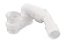 Produktbild Sanitop-Wingenroth 22143 6 Geruchsverschluss für Bade-und Duschwannen 1 1/2 Zoll x 40/50 mm, weiß