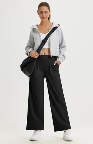 Pantalon de survêtement décontracté large taille haute M 73cm - 7