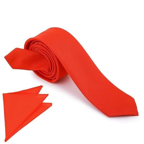 Image of Men's Microfiber Slim Tie, Matte Finish Necktie for Formal Wear