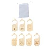 CYDZSRA Divisor de armario para bebé, etiquetas para colgar ropa, organización elegante por edades para recién nacidos, divisores para colgar ropa.