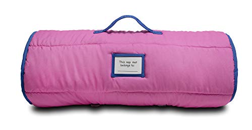 image for Baby Boom Funhouse Cute Kitty Cat Kids Nap Mat Set – Includes Pillow