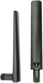 2X Dual Band WiFi 6E 2.4GHz 5GHz 5.8GHz 10dBi MIMO RP-SMA Male Antenna for WiFi Router PCIe Wireless Network 6E Card USB Adapter Security IP Camera Video Surveillance Monitor ASUS RT-AC68u Router