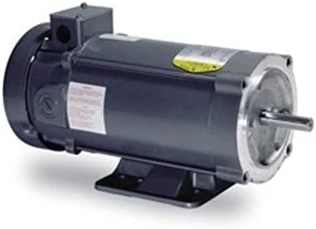 BALDOR CDP3455 56C Frame TEFC DC Motor, 1 hp, 1750 RPM, 3435P, F1, 180V Armature Voltage