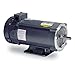 BALDOR CDP3455 56C Frame TEFC DC Motor, 1 hp, 1750 RPM, 3435P, F1, 180V Armature Voltage