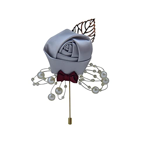 Winhappyhome Lot de 2 broches pour robe de mariée, Métal Cover