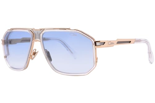 Cazal 683 002 Sunglasses Men's Crystal Bicolor/Blue Gradient AR Pilot 62mm