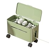 Système d'Airflow Optimisé: Dotée de trous de ventilation, la boîte de rangement pour câbles facilite une dissipation thermique intelligente, minimisant les risques de chaleur et un fonctionnement plus sécurisé des appareils électroniques, un choix fiable pour organiser les câbles dans les zones d'étude ou les centres multimédias, grâce à une aération qui améliore la performance globale.