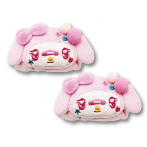 畑山商事 サンリオ マスコット付きリストバンド デコラ マイメロディ 約H5×W9cm 34203122