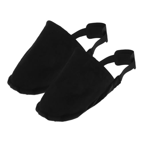 UPKOCH 1Pair Bowling Shoe Covers for Men and Women Durable and Stylish Bowling Shoe Slide Protectors Essential Bowling Accessories for Enhanced Performance and Shoe Longevity Black