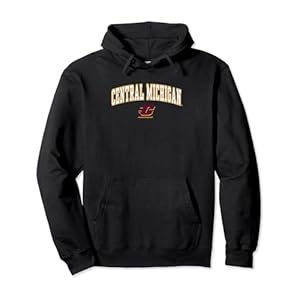 Central Michigan Chippewas Arch Over Pullover Hoodie