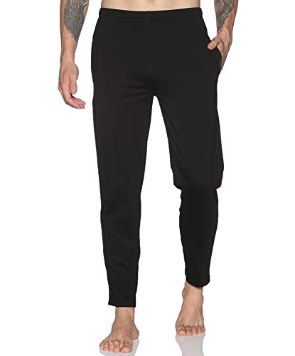Image of Dollar Cotton Rich Fabric Solid Men's Track Pant | Contrast net Folding | One Side Zipper Pocket with Label Branding | Self Waistband with Drawcord | Wide Array of Attractive Colours