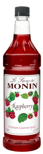 Miniatura 2 de Monin Premium Gourmet Jarabe, frambuesa, fresa y mora silvestre, 33.8 onzas (paquete de 3)  con agitador Make Your Day