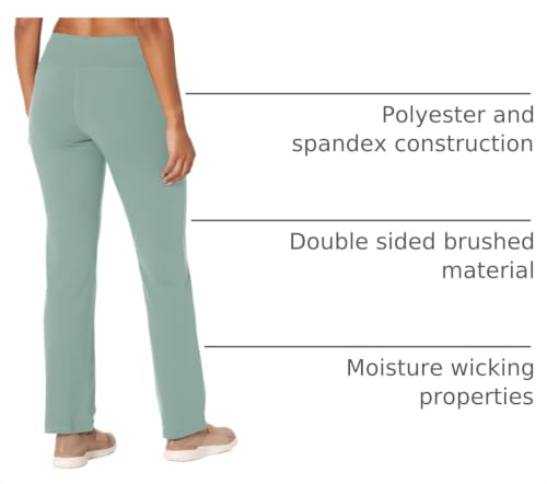 Jockey Women's Slim Flare Interlock Yoga Pants - image 3