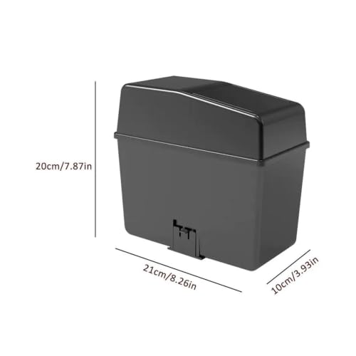 Cubo basura para coche impermeable con almacenamiento paraguas y tapa empuje 7