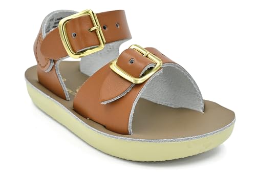 Sandales Sun-San Surfer Tan 25 réglables pour les pieds actifs des petits