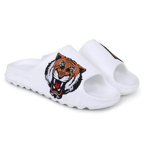 Image of Pampy Angel Combo Pack of 2 Slipper /Flip Flops /Slides /Clogs /Sandals with Adjustable Back Strap for Men (Cl-N11,Y-to-Goat)