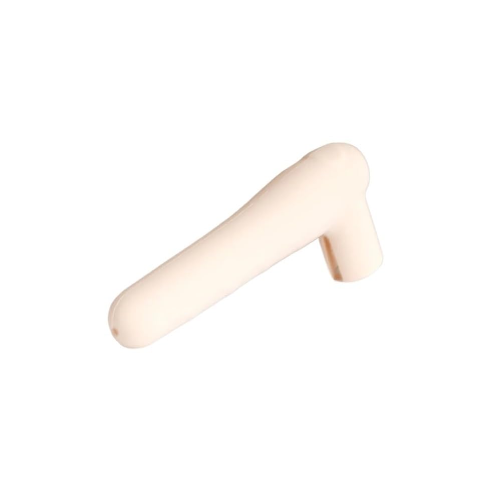 TIANSHENGQI Silicone Door Handle Cover Anti-Slip Anti-Static Knob Anti Collision Silent Kids Safety Doorknob Protector for Home(Beige)