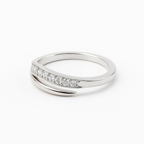 Silver Rings for Women Stackable Wedding Rings for Women