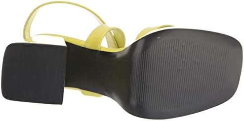 Nine West Women's Tackle Heeled Sandal, Acid Lime 310, 7.5 | Image 3