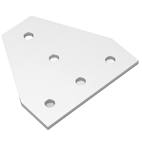 Placa de reparación de aluminio, soporte de metal de 5 orificios para maquinaria 5