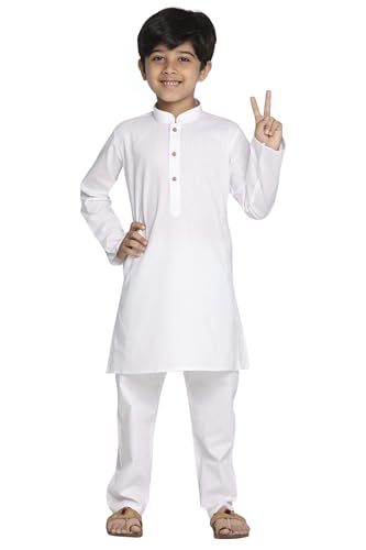 Image of Chandrakala Kids Kurta Set for Boys Indian Ethnic Wear (KK117-P)