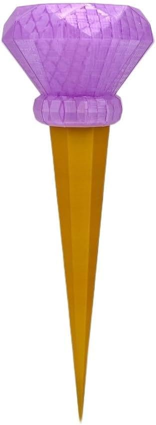Microphone for Velvet & Veneer Trolls 3 Movie Prop Band Together Handmade to Order Purple Gold
