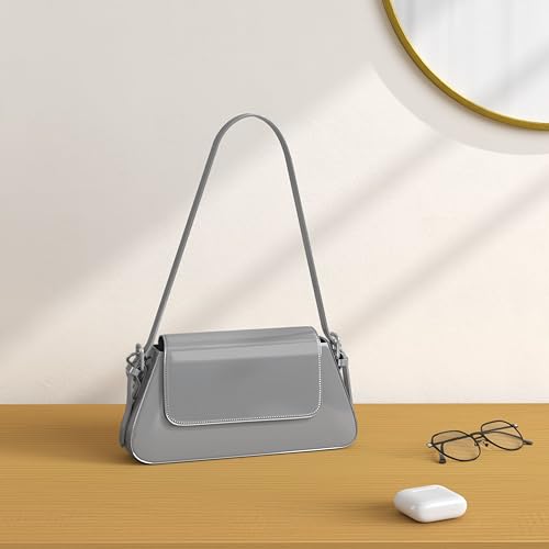 Evening Y2k Silver Hobo Purse Women Sparkly Silver Purse Satchel Metallic Tote Handbag Clutch Shoulder Bag2